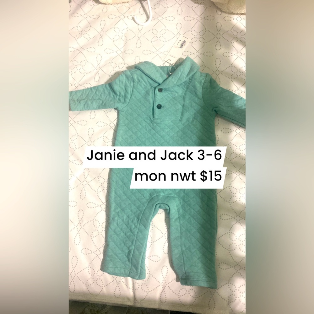Janie and Jack 3-6 mons nwt